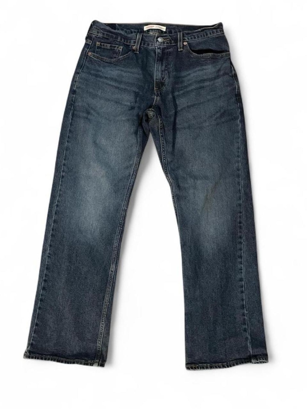 Levi Strauss‎ Signature Men's Relaxed Straight Jeans W30 L30 Dark Wash